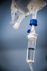 Image showing Intravenous drip equipment in hospital