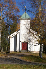 Image showing Maridalen chapel in Oslo