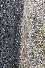 Image showing Wet asphalt road