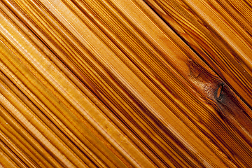 Image showing varnished board close up