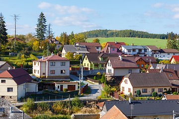 Image showing small village in autumn season