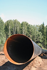 Image showing construction of the pipeline