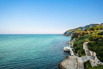 Image showing view to the sea at Ancona, Italy