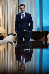 Image showing corporate business man portrait at luxury office