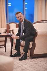 Image showing corporate business man portrait at luxury office