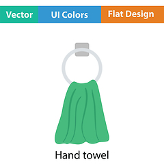 Image showing Hand towel icon