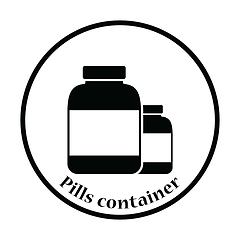 Image showing Pills container icon