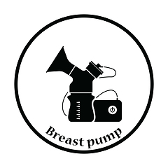 Image showing Electric breast pump icon