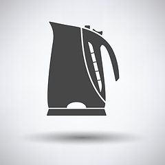 Image showing Kitchen electric kettle icon