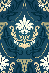 Image showing Damask seamless pattern