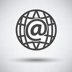 Image showing Global e-mail icon