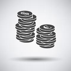 Image showing Stack of coins  icon 
