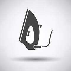 Image showing Steam iron icon