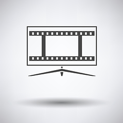 Image showing Cinema TV screen icon