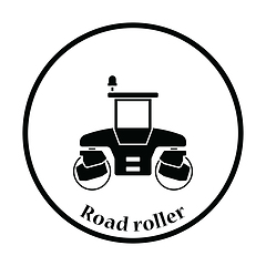 Image showing Icon of road roller