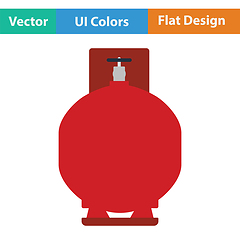 Image showing Gas cylinder icon