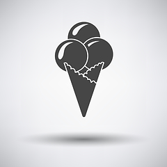 Image showing Ice-cream cone icon