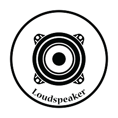 Image showing Loudspeaker  icon