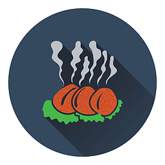 Image showing Smoking cutlet icon