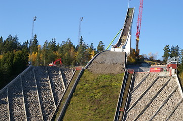 Image showing Holmenkollen ski jump in Oslo in 2008
