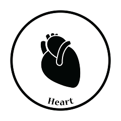 Image showing Human heart icon