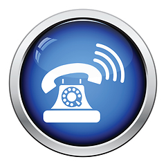 Image showing Old telephone icon