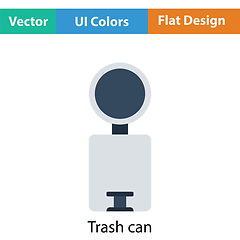 Image showing Trash can icon