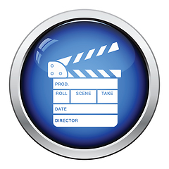 Image showing Movie clap board icon