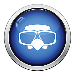 Image showing Icon of scuba mask 