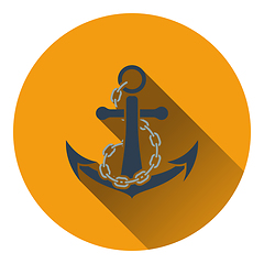 Image showing Sea anchor with chain icon