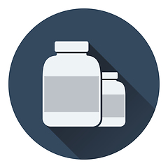 Image showing Pills container icon