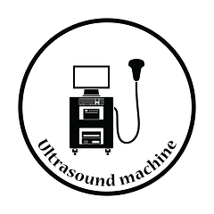 Image showing Ultrasound diagnostic machine icon