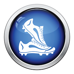 Image showing Icon of football boots