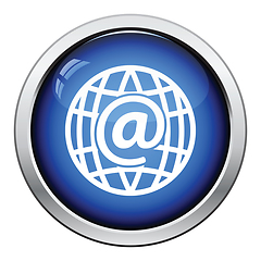 Image showing Global e-mail icon