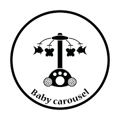 Image showing Baby carousel icon