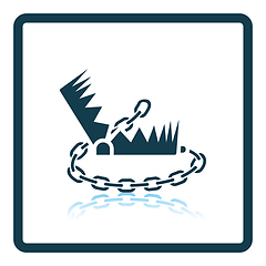 Image showing Bear hunting trap  icon