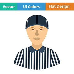 Image showing American football referee icon