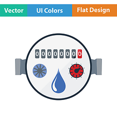 Image showing Water meter icon