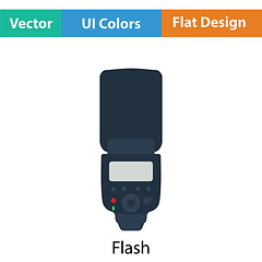 Image showing Icon of portable photo flash