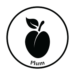 Image showing Icon of Plum 