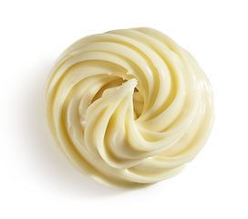 Image showing melted white chocolate swirl