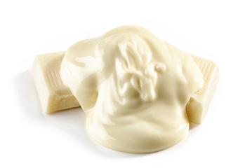 Image showing melted white chocolate