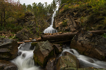 Image showing Waterfall in Altai Mountains