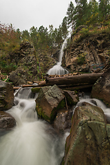 Image showing Waterfall in Altai Mountains