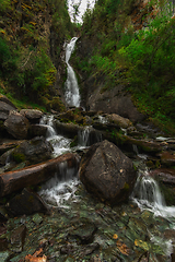 Image showing Waterfall in Altai Mountains