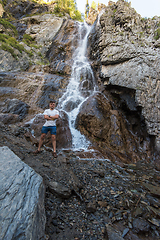 Image showing Waterfall in Altai Mountains