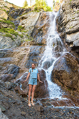 Image showing Waterfall in Altai Mountains