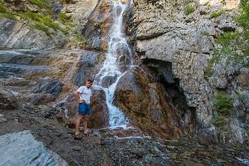 Image showing Waterfall in Altai Mountains