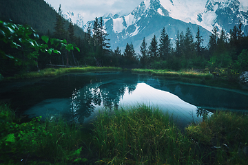 Image showing Blue Lake in the Altai