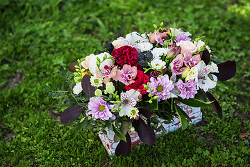 Image showing bouquet of different flowers